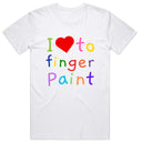 I Love to Finger Paint T-Shirt