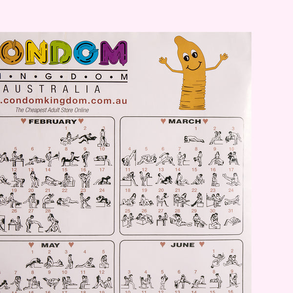 The Bonking Calendar - Condom Kingdom Australia Adult Shop