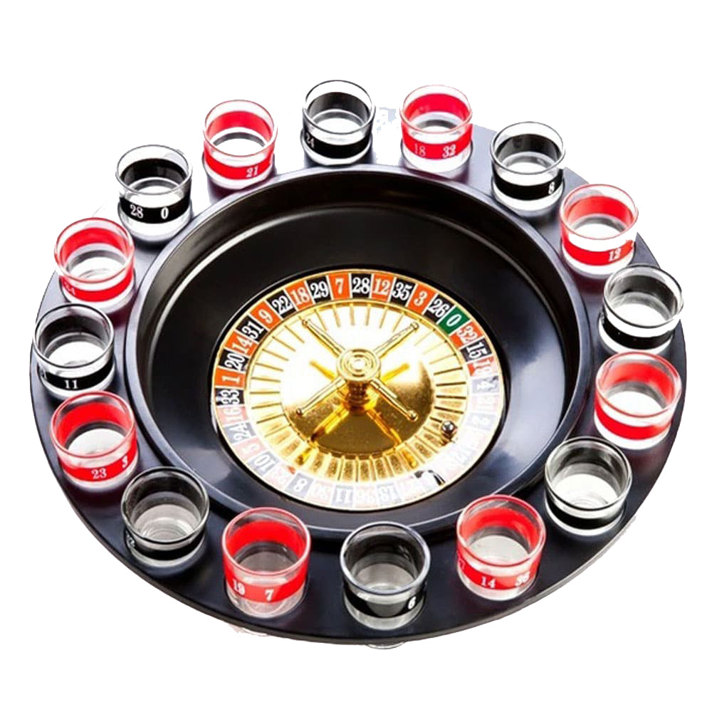 Roulette 16 Glass Lucky shot drinking game