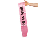 Pink Bridal Sash