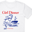 Girl Dinner T-Shirt White