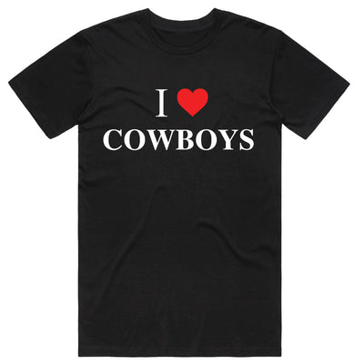 I Love Cowboys T-Shirt