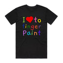 I Love to Finger Paint T-Shirt