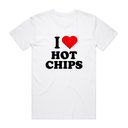 I Love Hot Chips T-Shirt