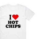 I Love Hot Chips T-Shirt
