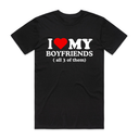 I Love My Boyfriends T-Shirt