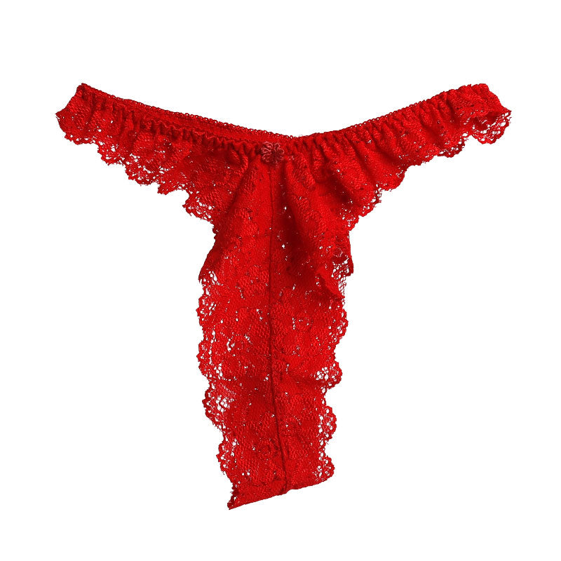 Red Lace G-String