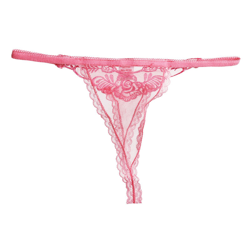 Pink Lace G-String