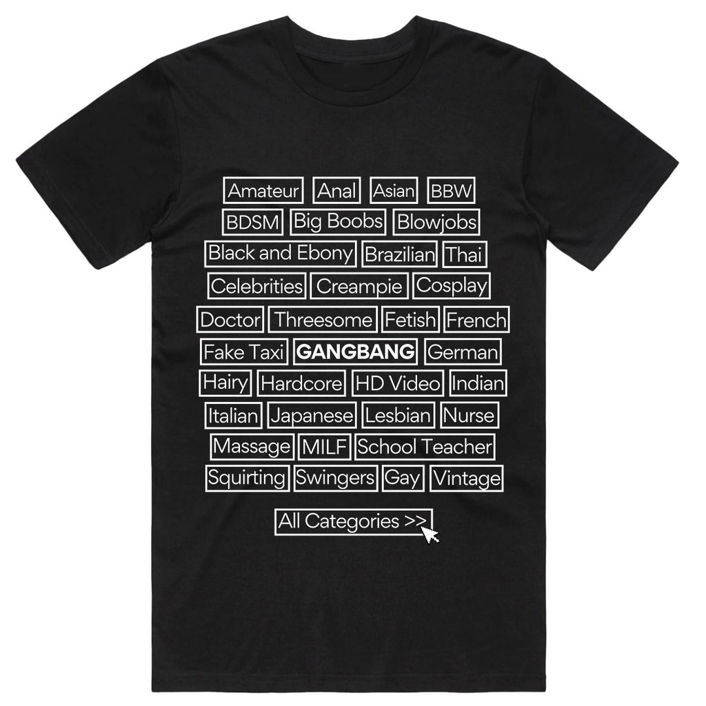 Porn Categories T-Shirt