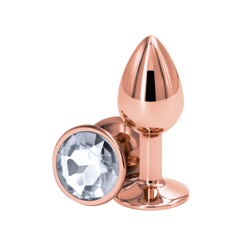 Small Rose Gold Diamond Butt Plug