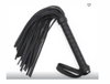 Classic Black Faux Leather Flogger