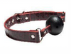 Bondage Red Snakeskin Ball Gag