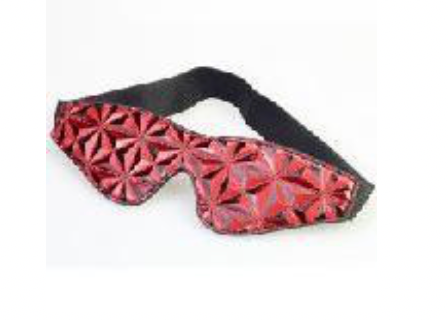 Bondage Red Textured Blindfold