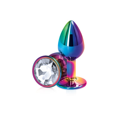 Small Rainbow Diamond Gem Butt Plug