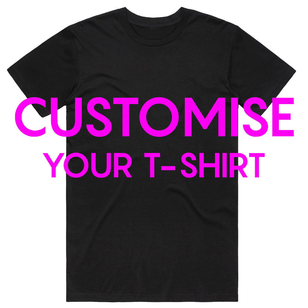 Customise Your T-Shirt in Black