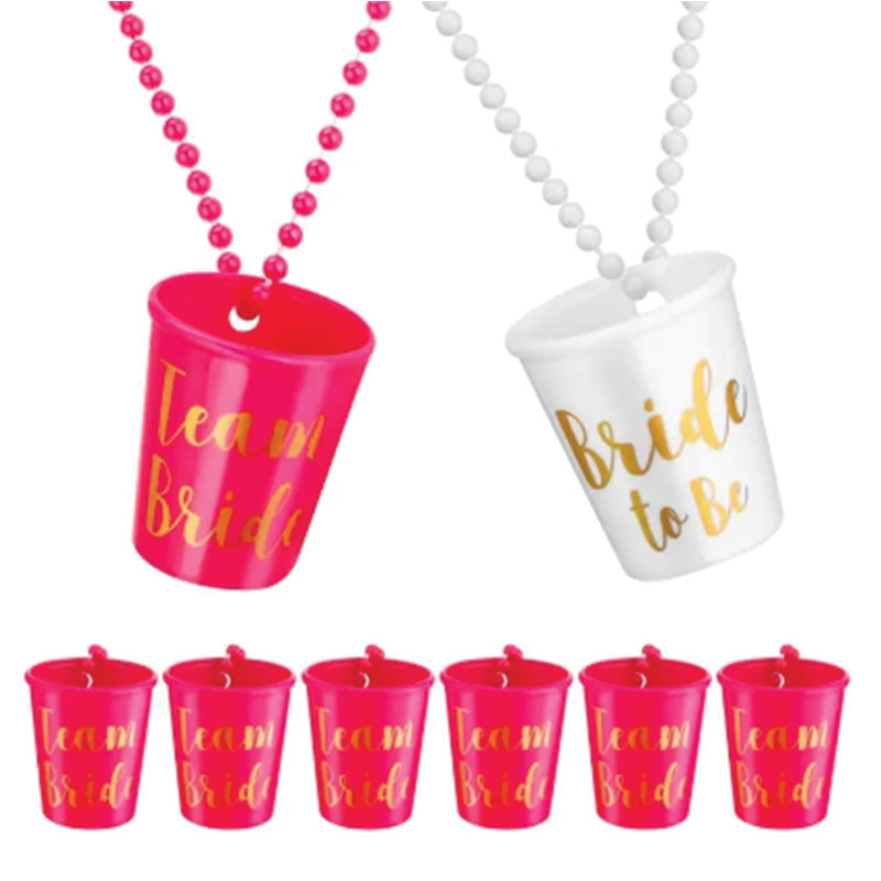 Team Bride and Bride to Be Shot Glasses