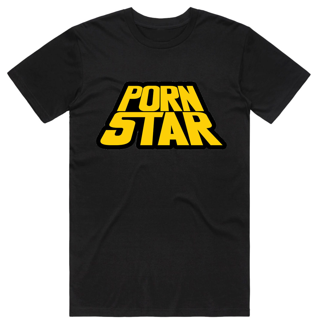 Black Porn Star Wars - Porn Star | Funny T-Shirts | Custom T-Shirts â€“ Condom Kingdom Australia