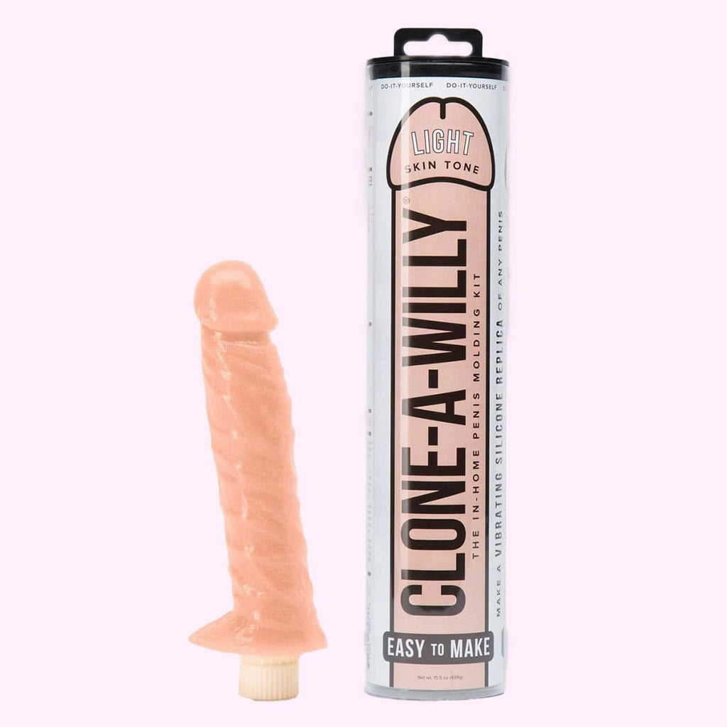 Clone-A-Willy Vibrator (Light Skin Tone) Create Your Own Penis Moulding Kit