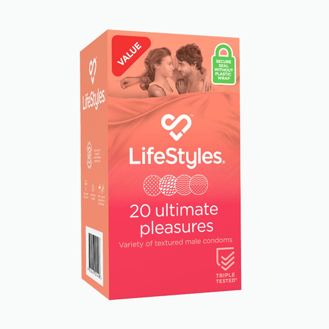 Lifestyles Ultimate Pleasures 20 Pack CONDOM KINGDOM AUSTRALIA Condom Kingdom Australia