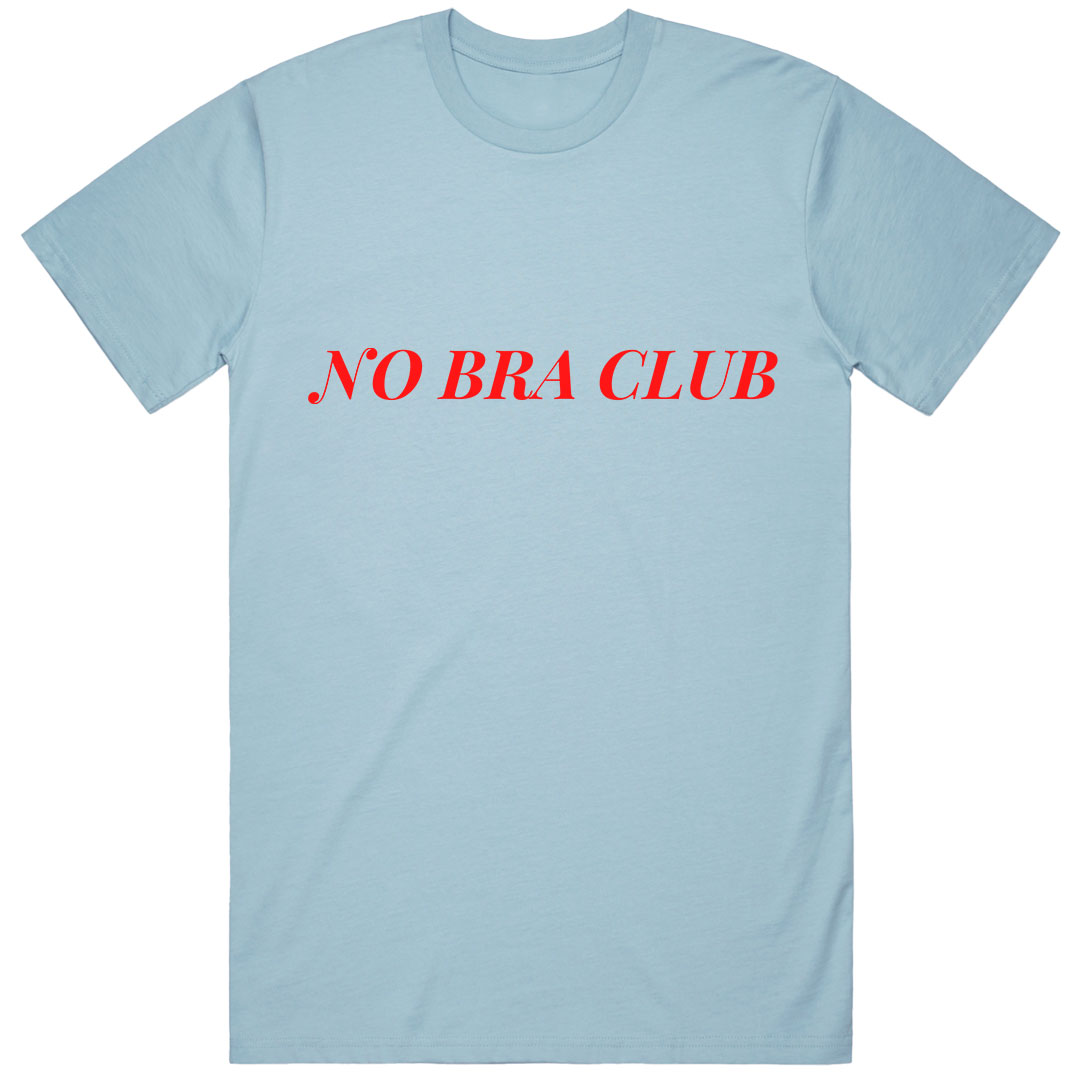 No Bra Club, Custom Printed T-Shirts